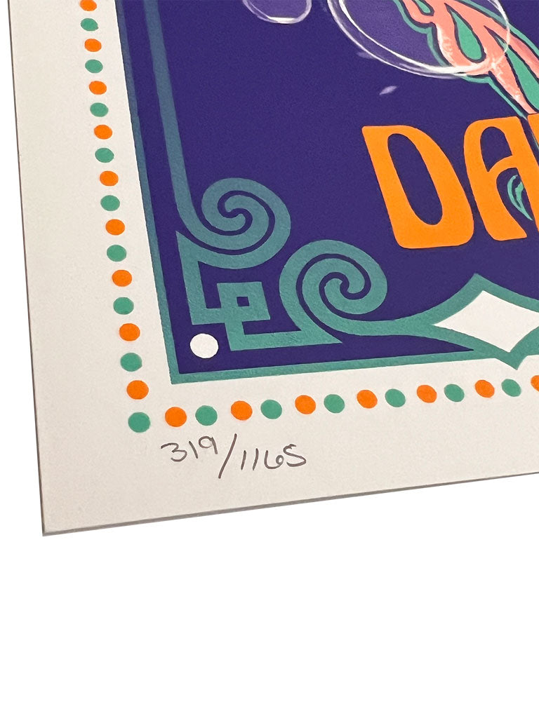 Dave Matthews Band Drive-In West Palm Beach, FL 2019 Concert Poster by Bioworkz