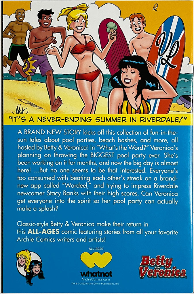 Betty & Veronica Summer Surf Party ORIGINAL COVER ART Dan Parent Archie Comics