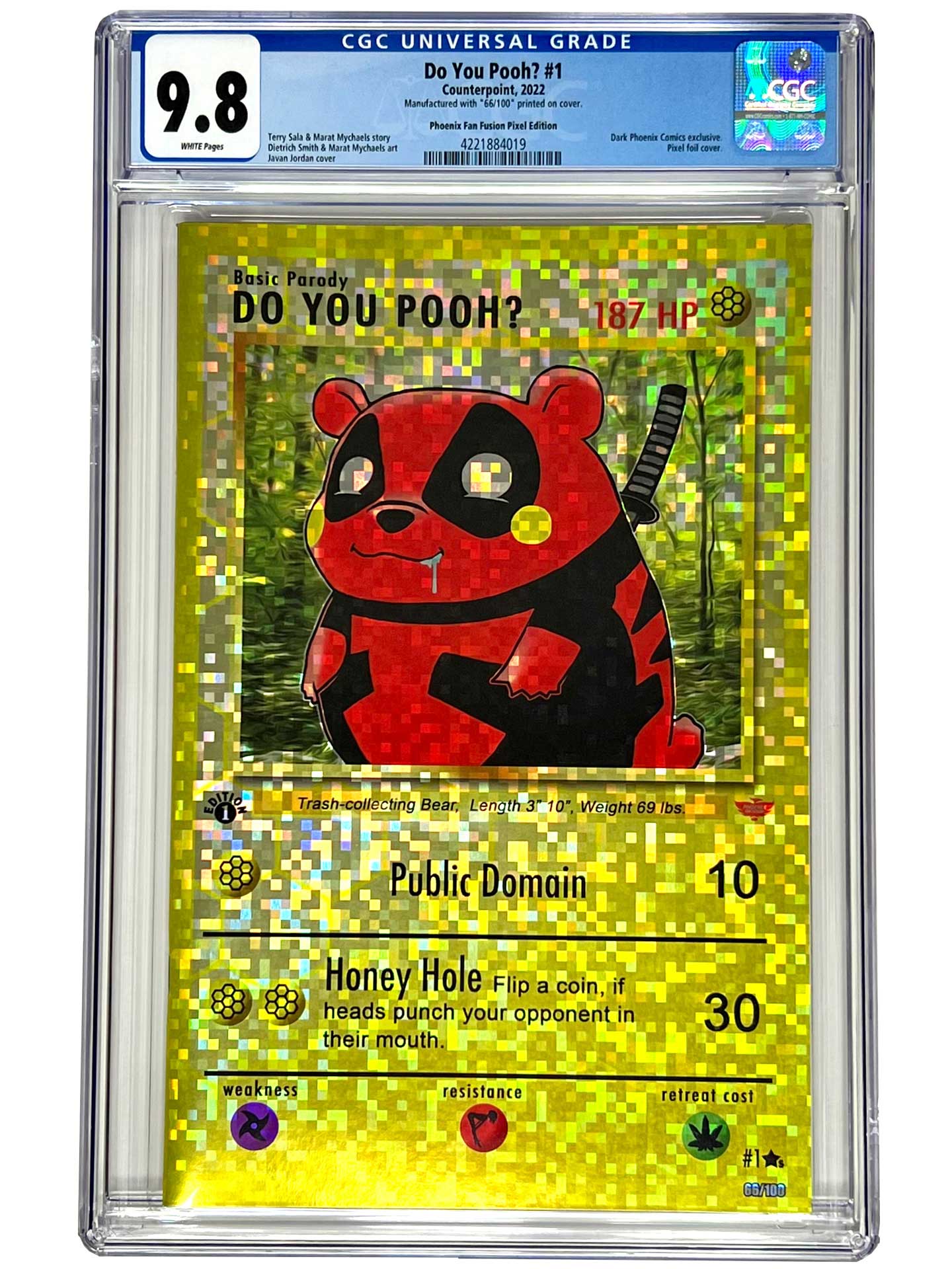 Do You Pooh? #1 "Pikapooh" Pixel Foil Variant CGC 9.8