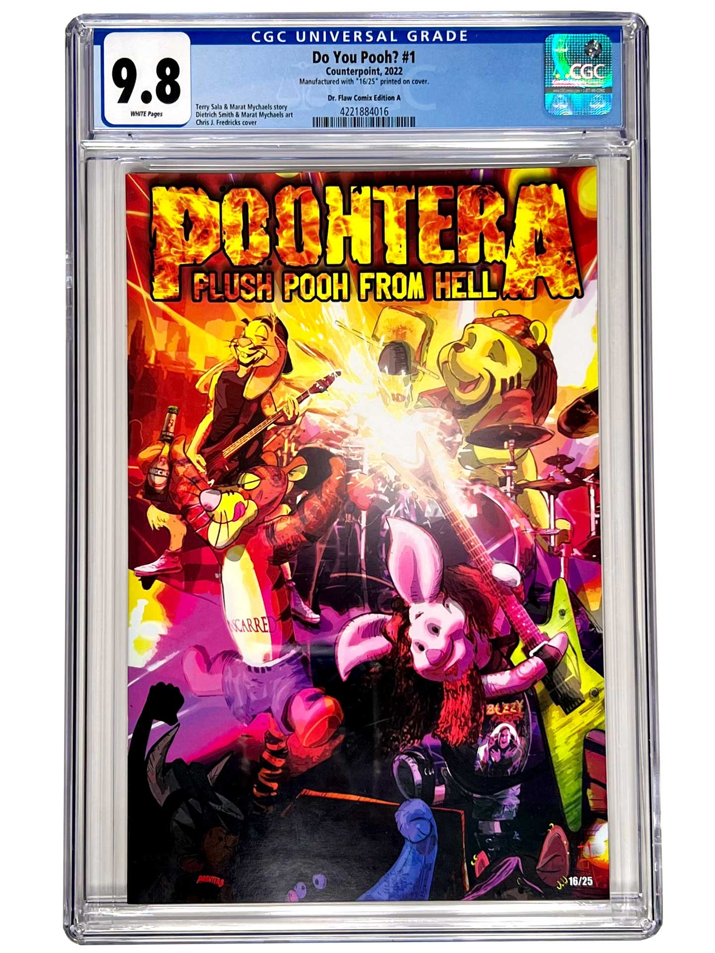 Do You Pooh? #1 Poohtera Flush Pooh From Hell Pantera Homage Variant CGC 9.8