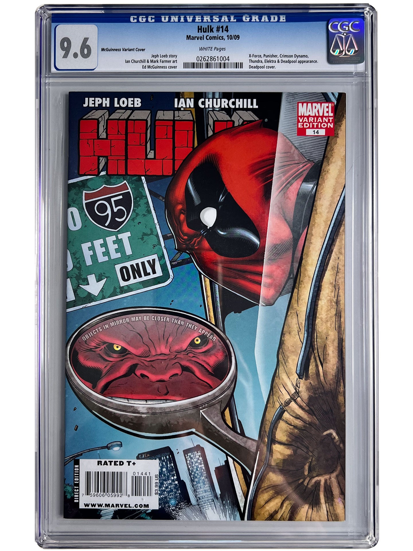 Hulk #14 1:200 Ed McGuinness Variant CGC 9.6 HTF