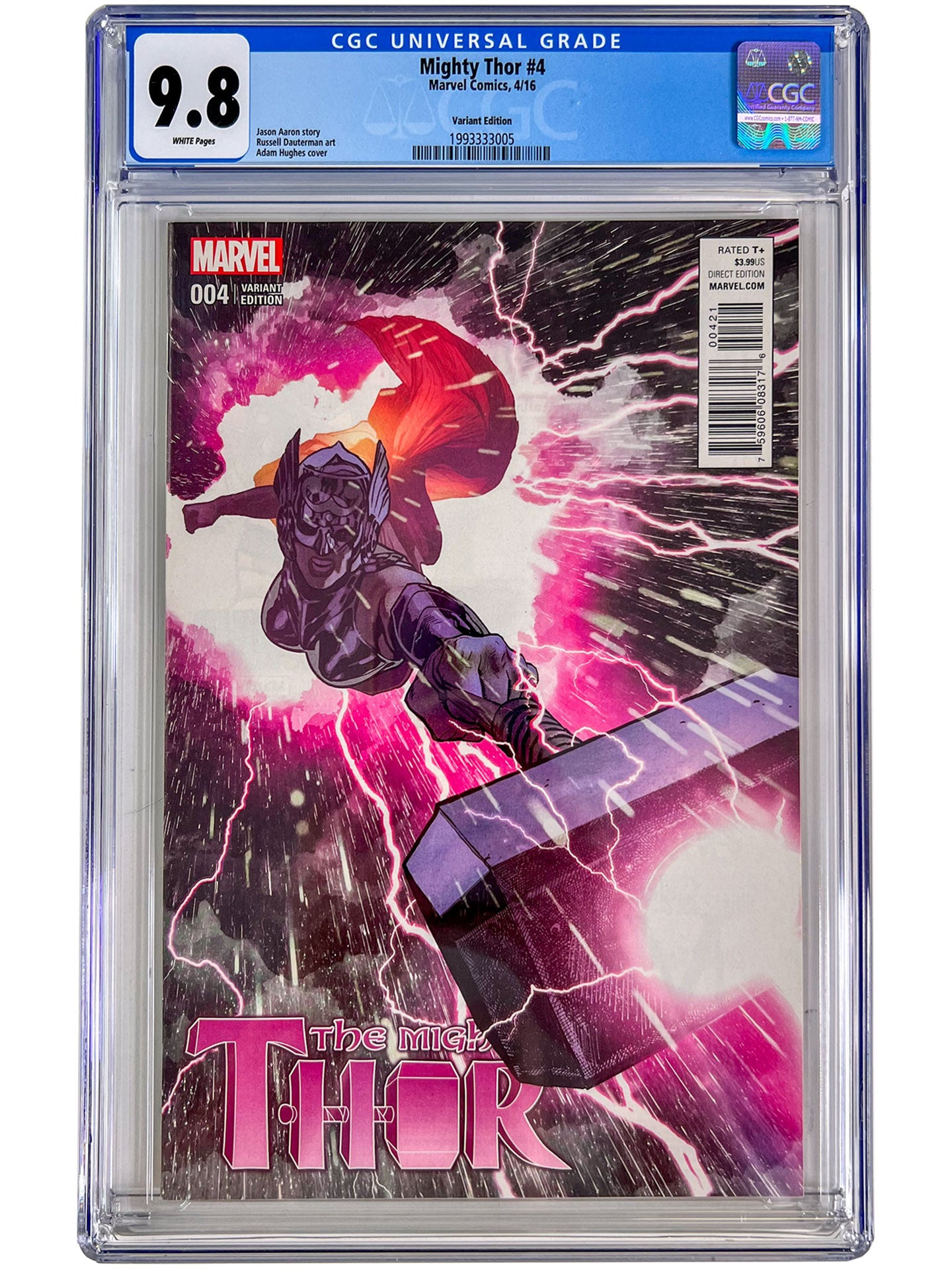 Mighty Thor #4 Adam Hughes 1:50 Variant CGC 9.8