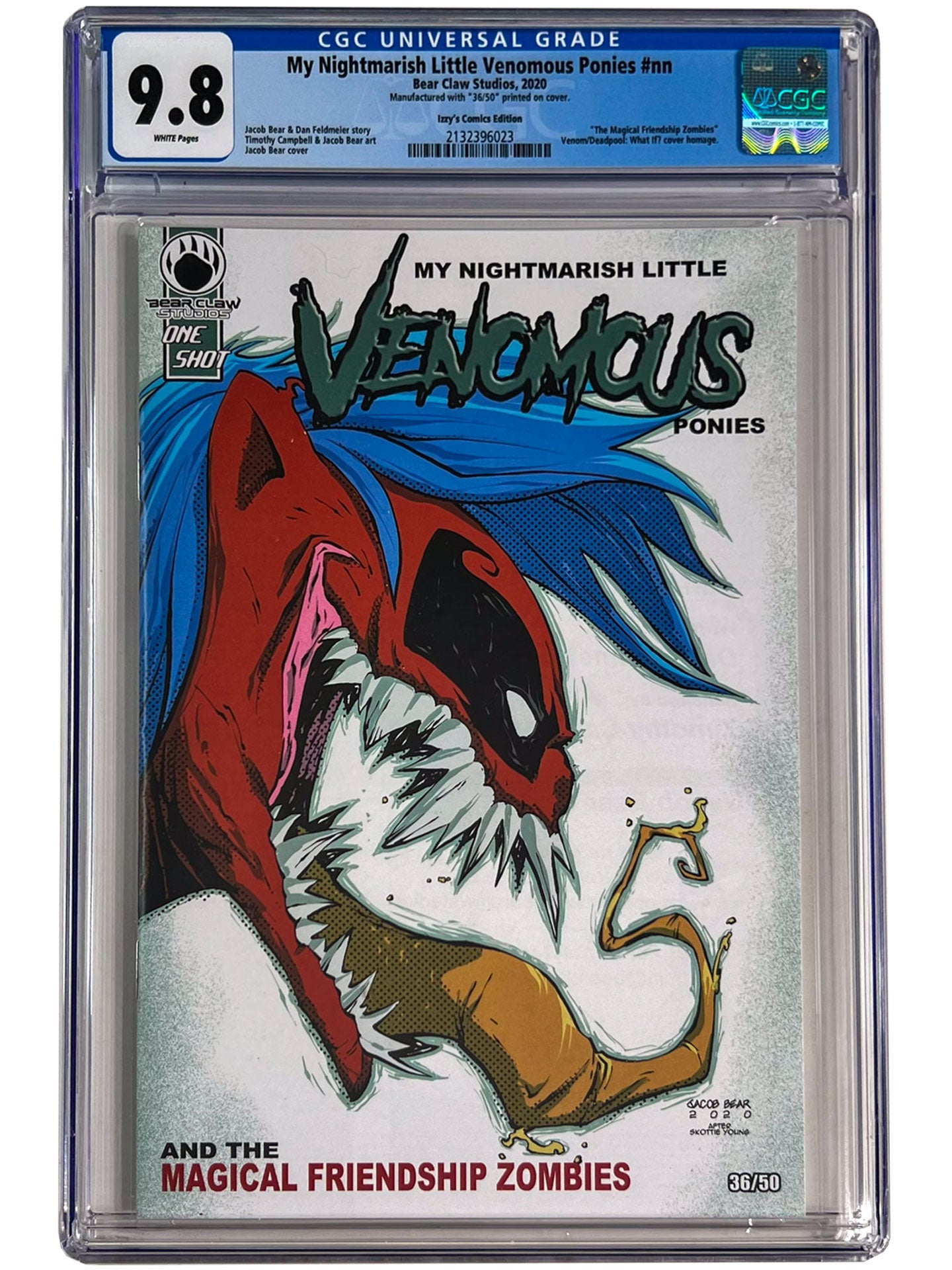 My Nightmarish Little Venomous Ponies What If VenomÉ Homage Variant CGC 9.8