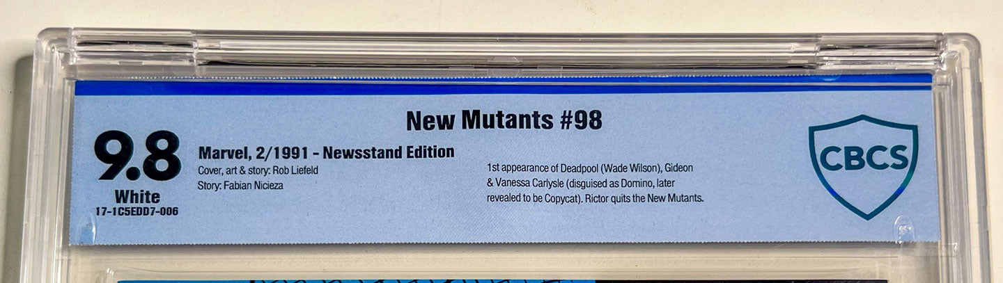New Mutants #98 CBCS 9.8 Newsstand