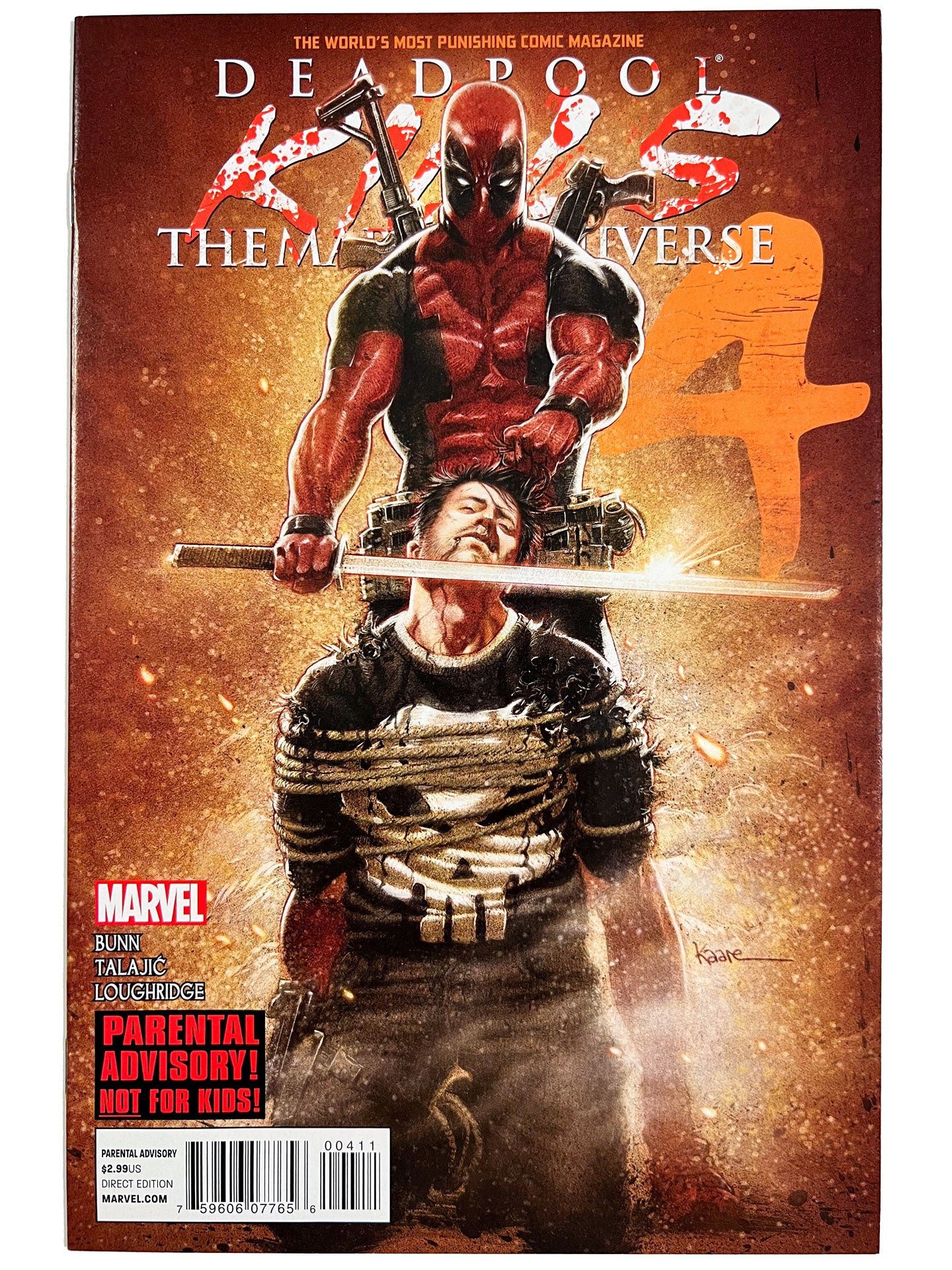 Deadpool Kills the Marvel Universe #1-4 Complete Series 2012