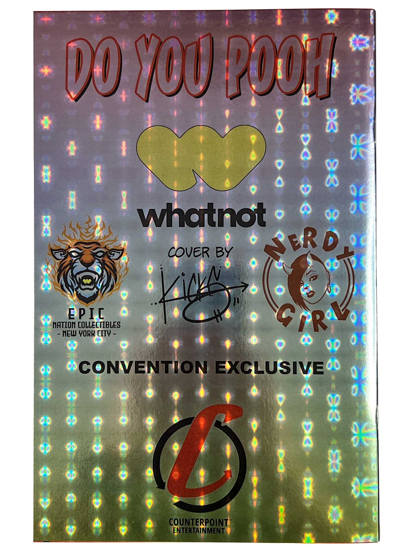 Do You Pooh? Friday 13th Homage PRISM Foil Baltimore Comic Con Exclusive