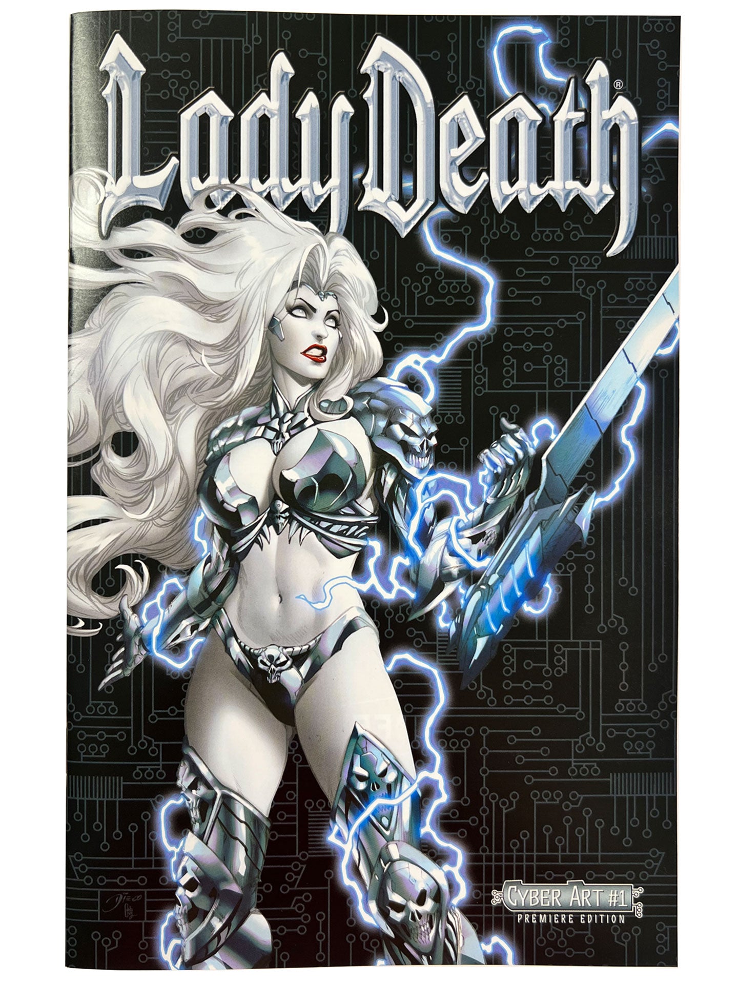 Lady Death Cybernetic Desecration #1 Cyber Art Kickstarter Cover Gallery