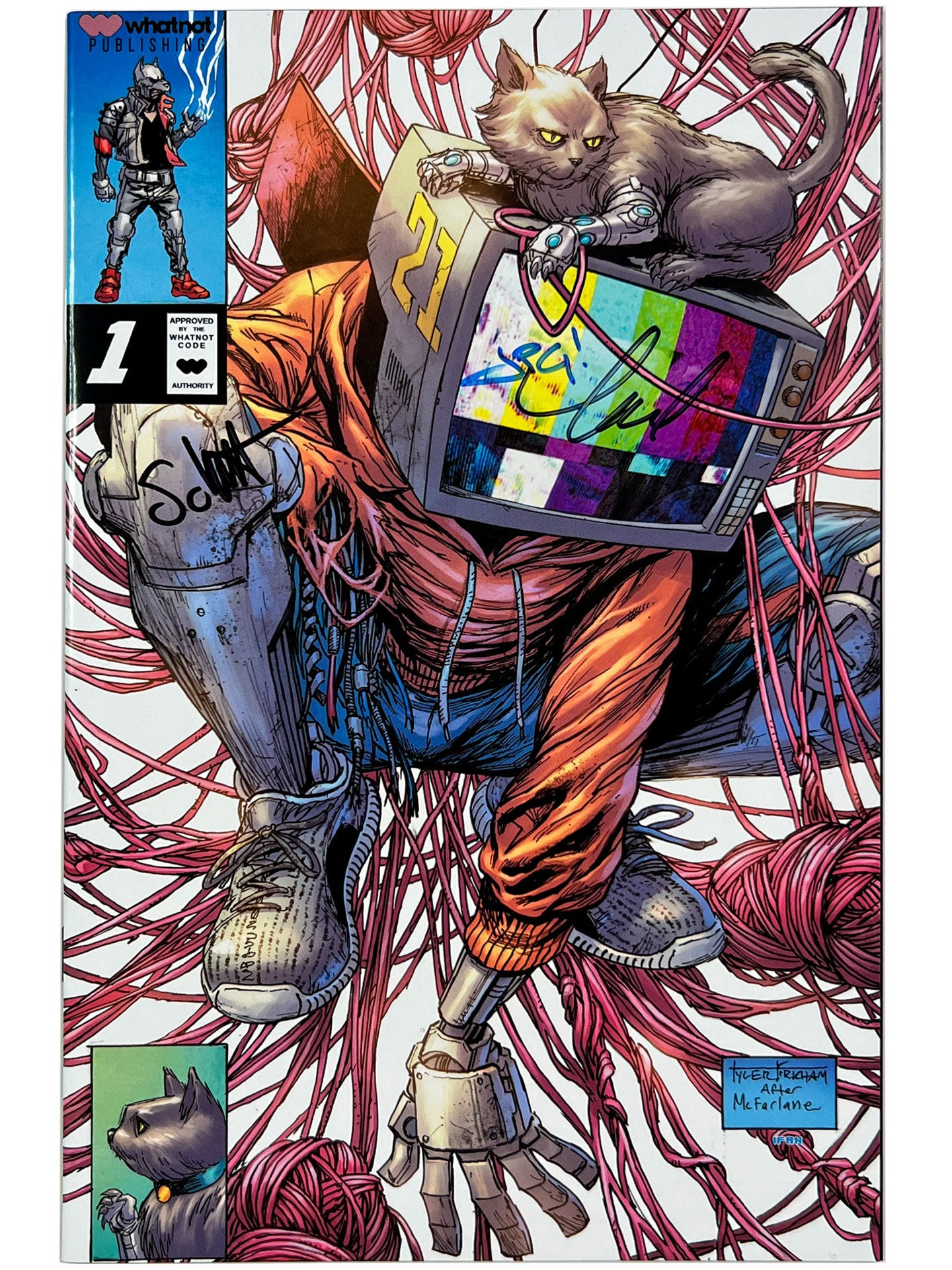 Ninja Funk #1 Kirkham 1:25 Spider-Man Homage 3x Signed NM w/COA