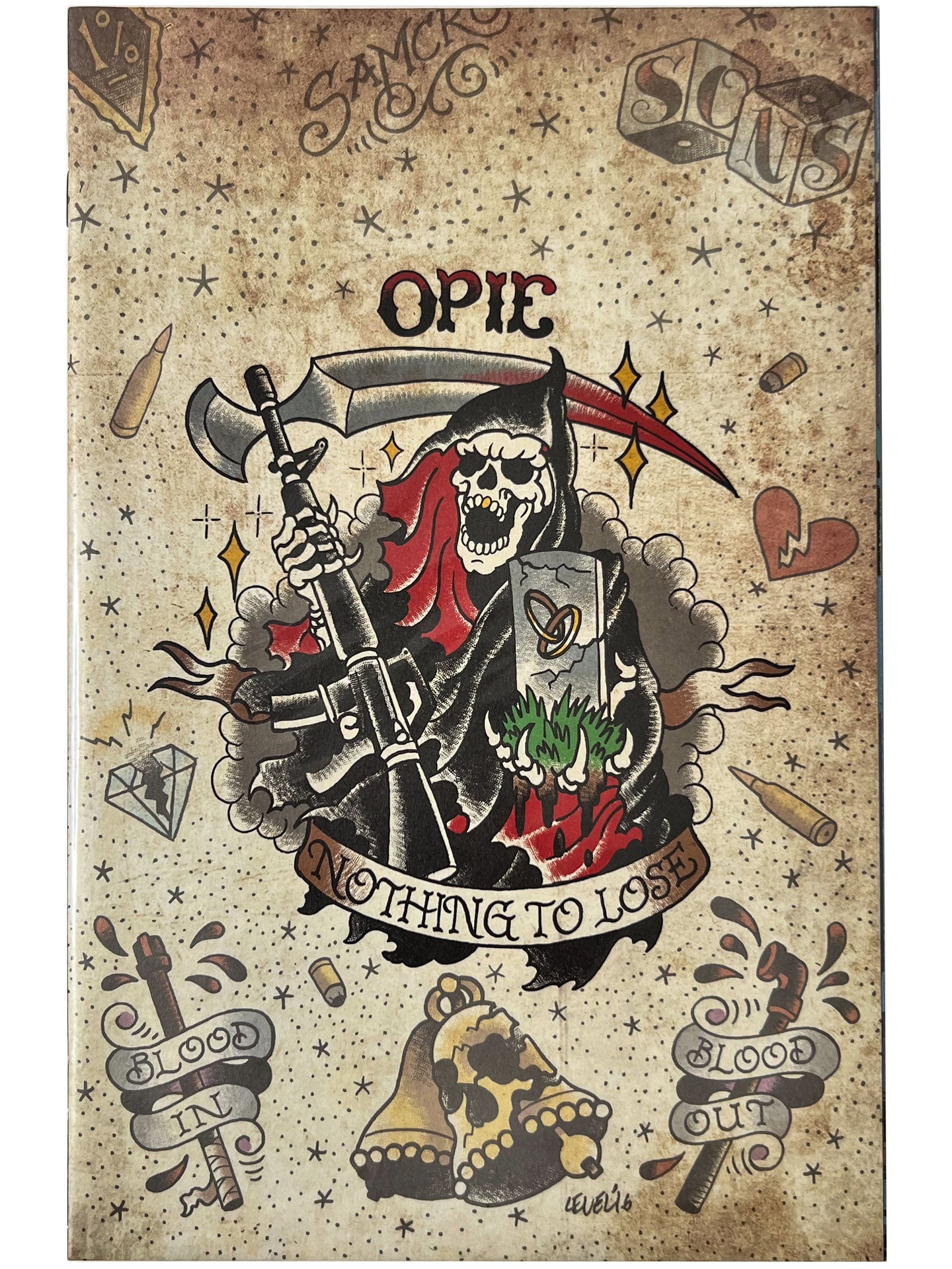 Sons of Anarchy #2 Opie Tattoo Variant RARE 2016 NM