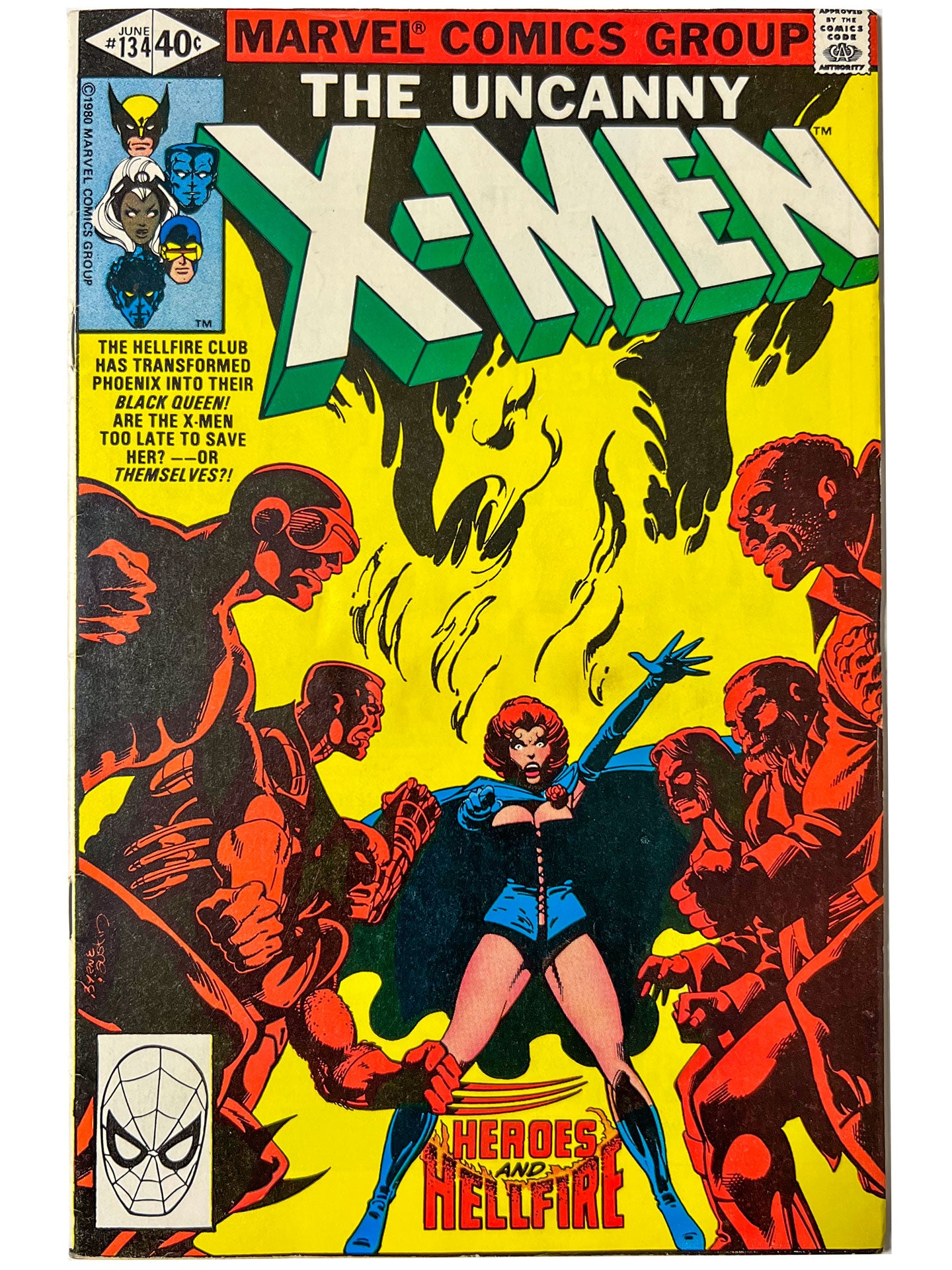 Uncanny X-Men #134 1st App Dark Phoenix 1980 VF