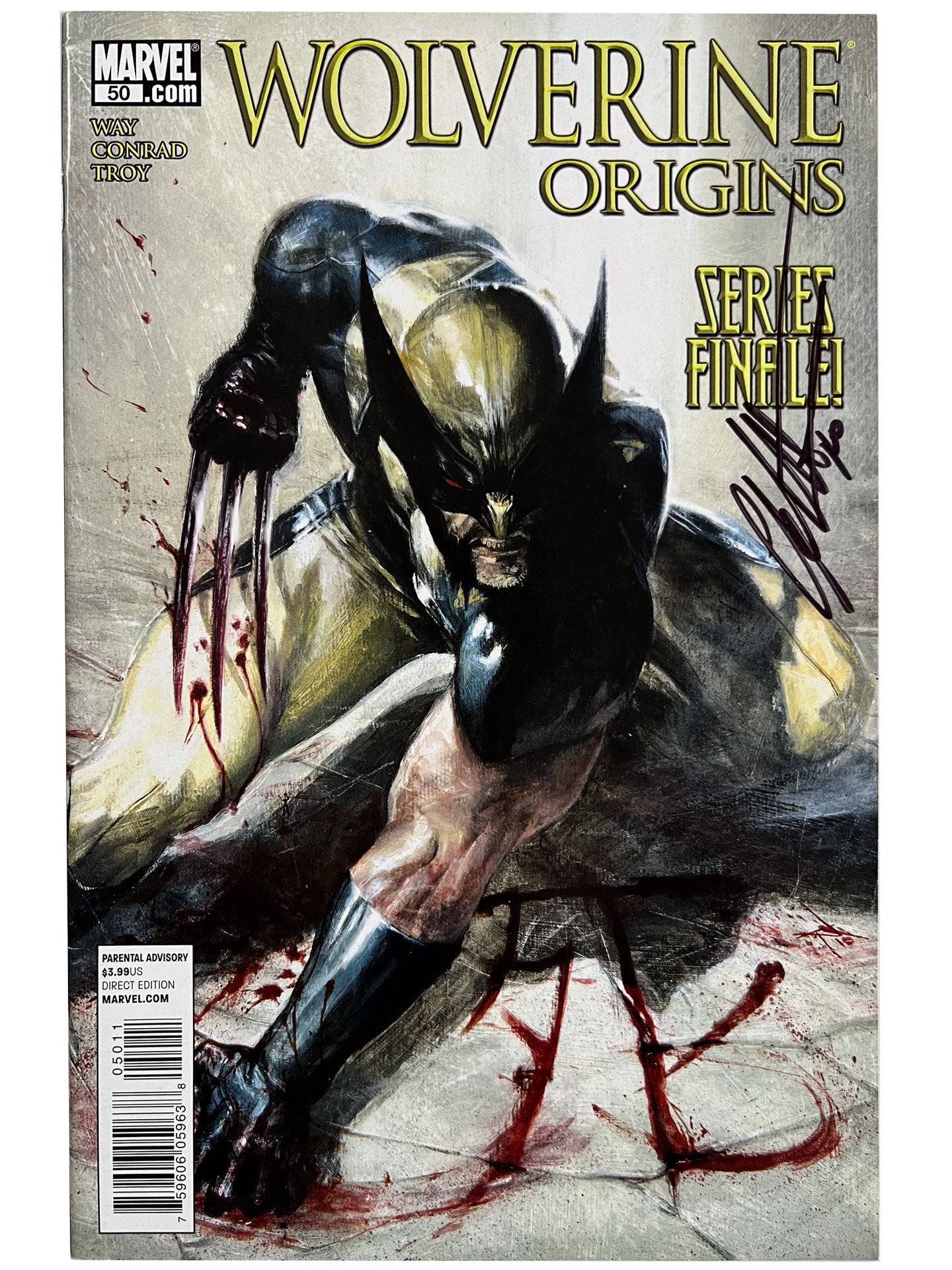 Wolverine Origins #50 Series Finale Issue Signed by Dell'Otto