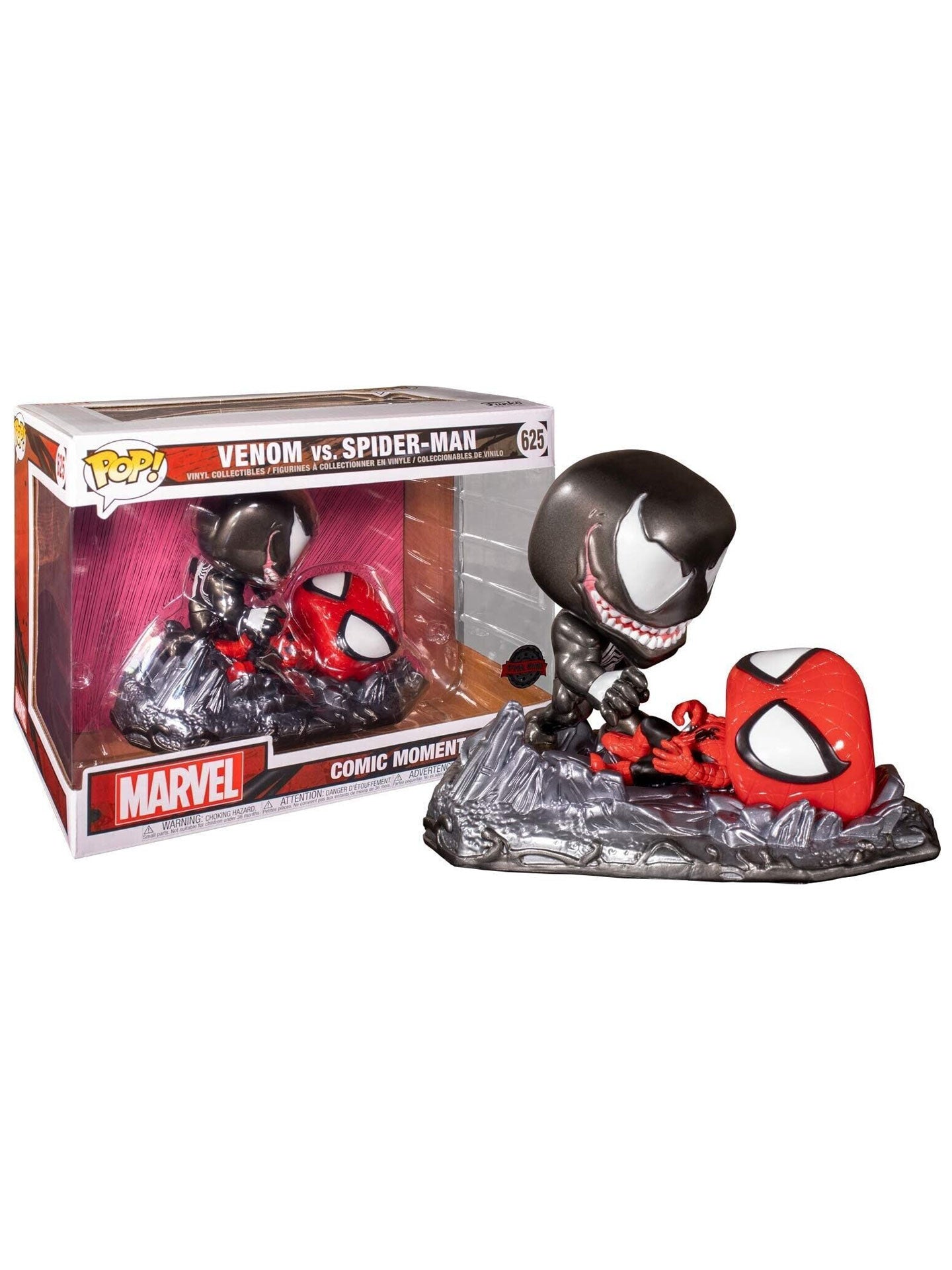 Funko POP! Comic Moments - Venom Vs. Spider-Man PX Previews Exclusive