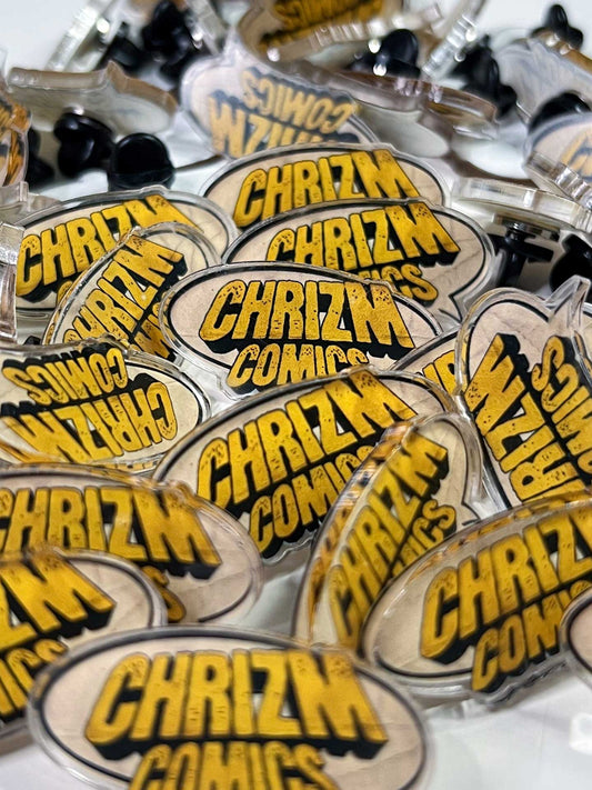 Chrizm Comics Acrylic Pins