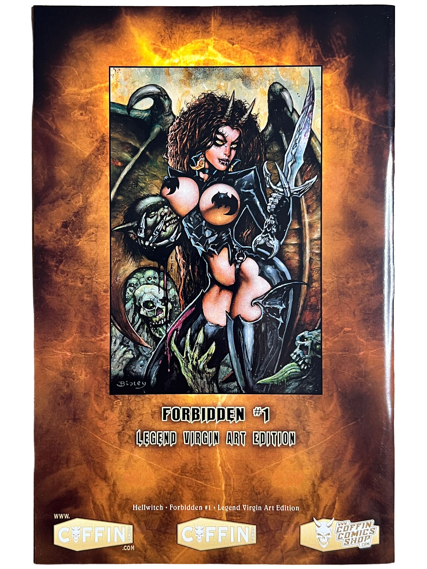 Hellwitch: Forbidden #1 Legend Edition VIRGIN NM Limited to 77 Simon Bisley