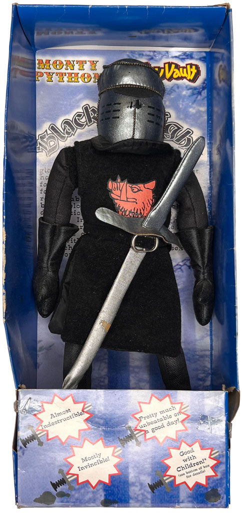 2002 Toy Vault Monty Python Black Knight 14" Plush Detachable Limbs Boxed RARE