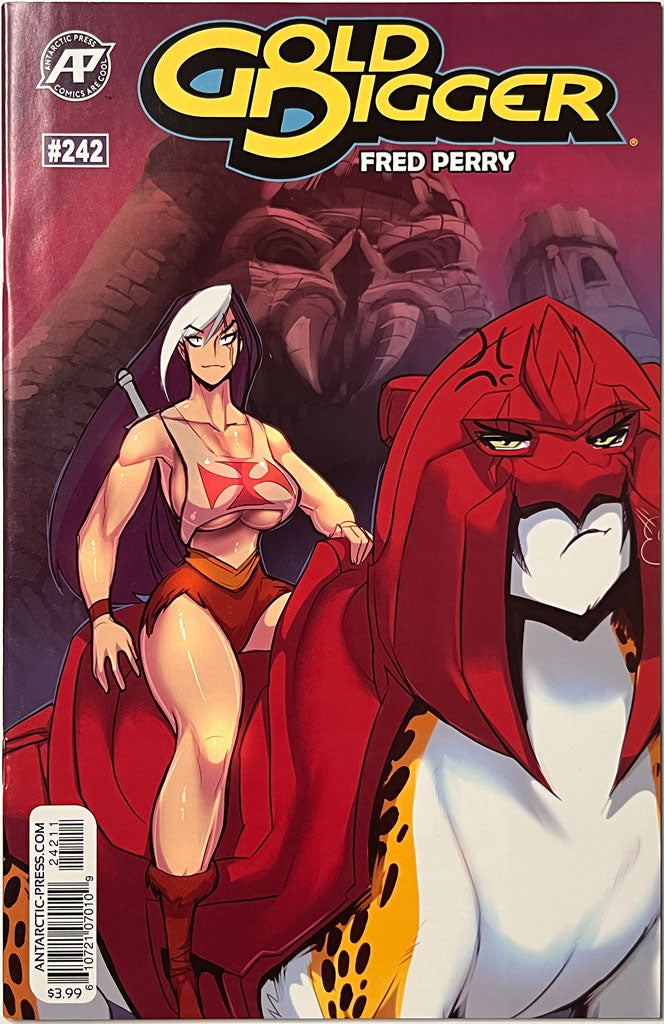 Gold Digger #242 He-Man MOTU Masters of the Universe Homage HTF RARE Fred Perry