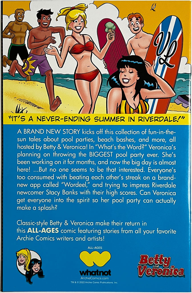 Betty & Veronica Summer Surf Party ORIGINAL COVER ART Dan Parent Archie Comics
