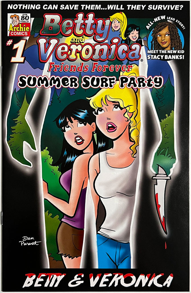 Betty & Veronica Summer Surf Party ORIGINAL COVER ART Dan Parent Archie Comics