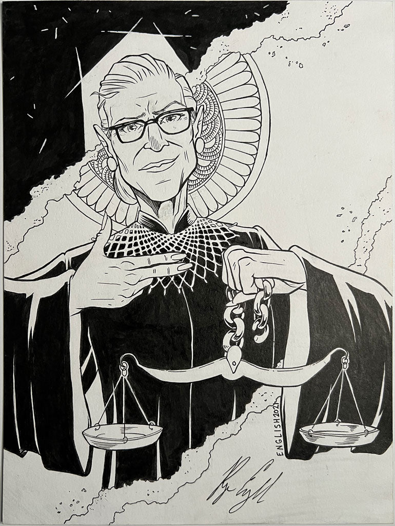 I Dissent Run The Jewels Variant ORIGINAL COVER ART by Ryan English RTJ Homage