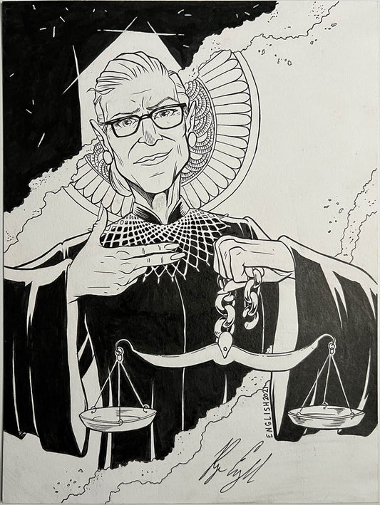 I Dissent Run The Jewels Variant ORIGINAL COVER ART by Ryan English RTJ Homage