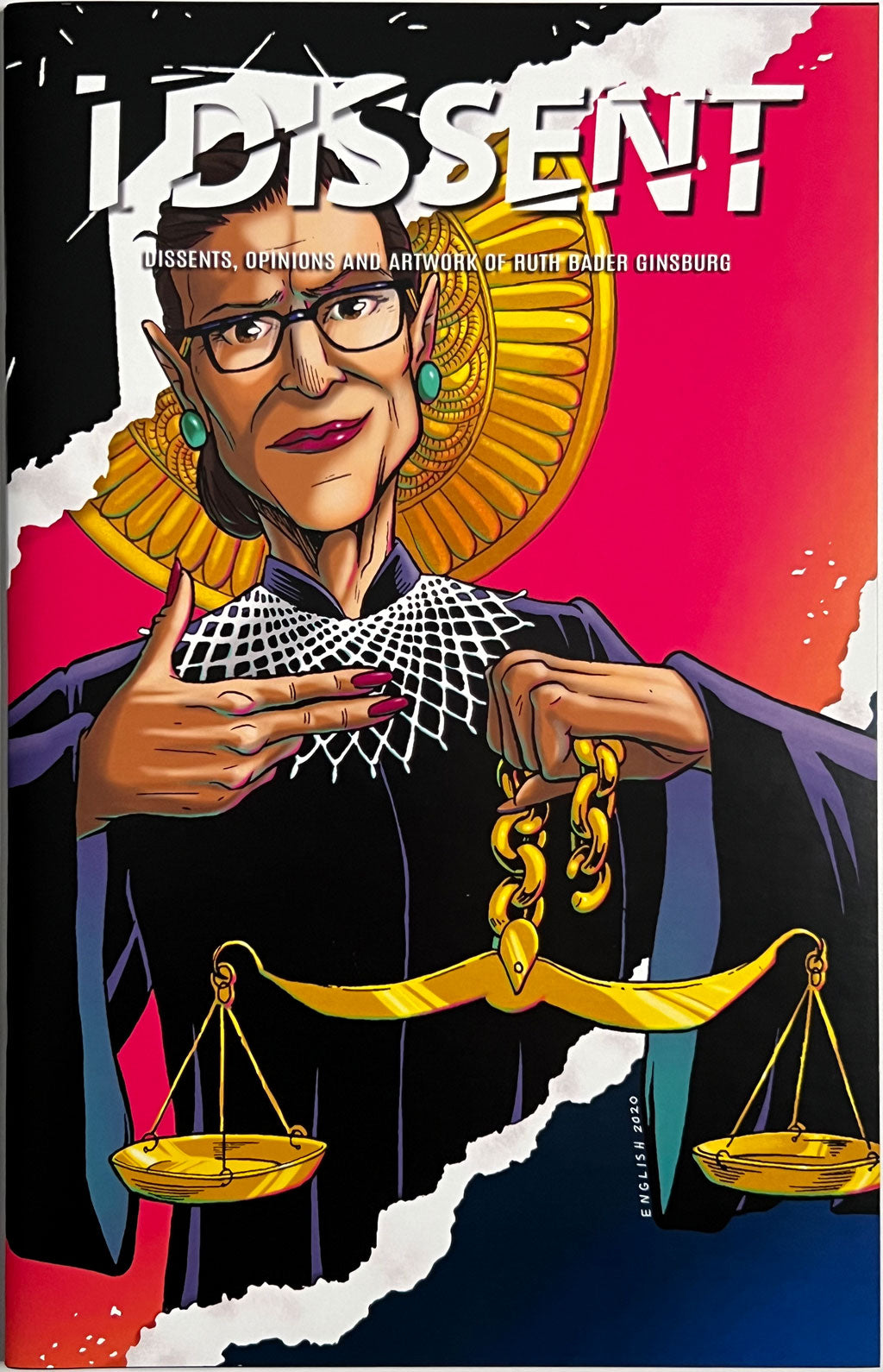 I Dissent Run The Jewels Variant ORIGINAL COVER ART by Ryan English RTJ Homage