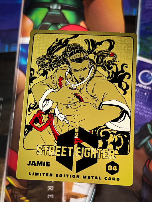 Street Fighter 6 SF6 Jamie Limited Edition Gold Metal Card Udon Promo Card #4