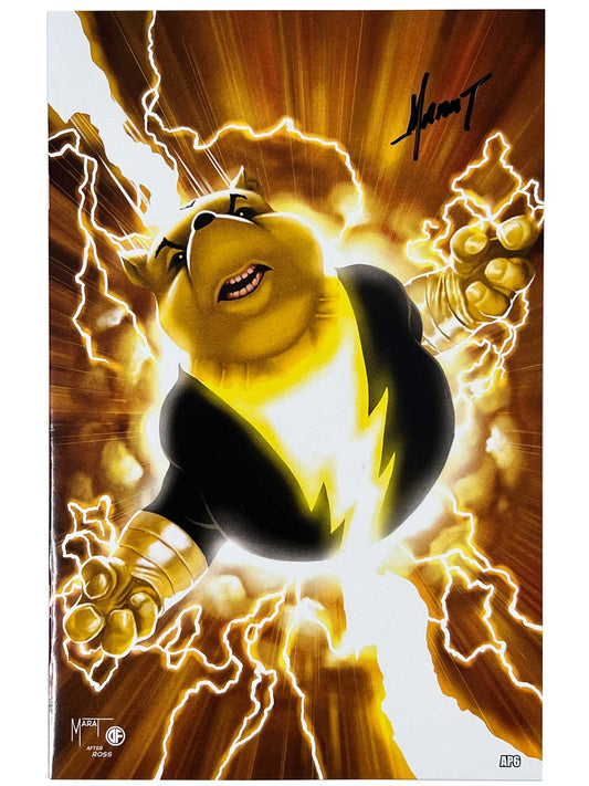 Do you Pooh #1 Black Adam Virgin Cover Artist Proof signed Marat w/COA