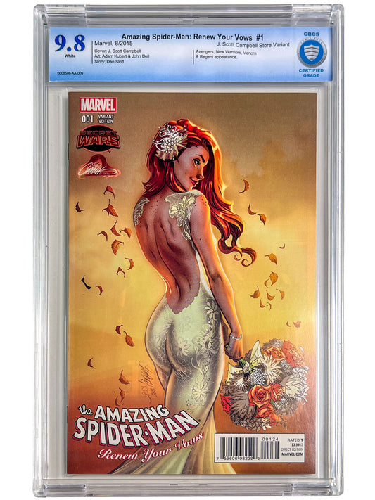 Amazing Spider-Man: Renew Your Vows #1 J Scott Campbell Exclusive CBCS 9.8