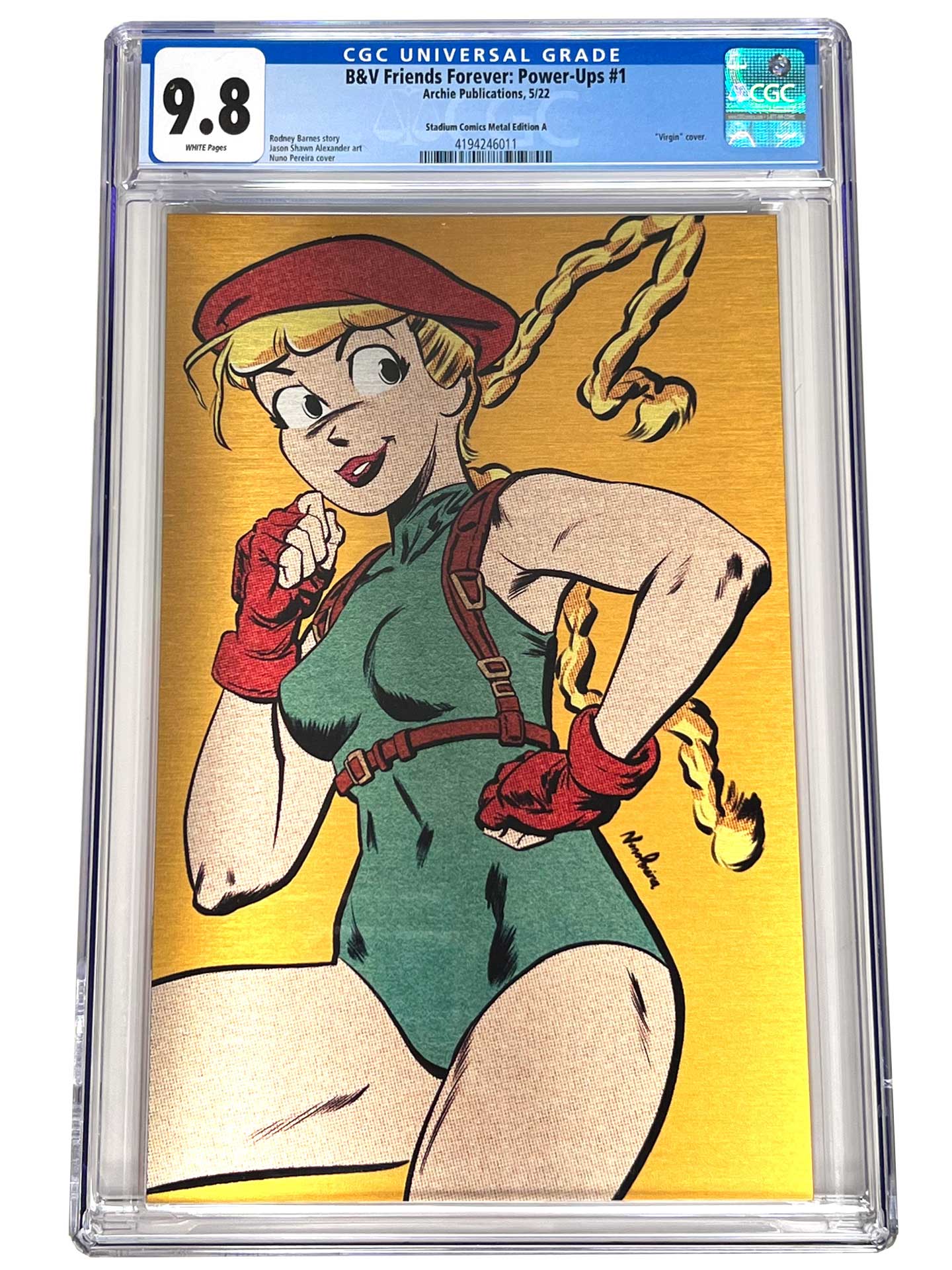 B & V Friends Forever: Power-Ups #1 Betty Metal POP ART Variant CGC 9.8