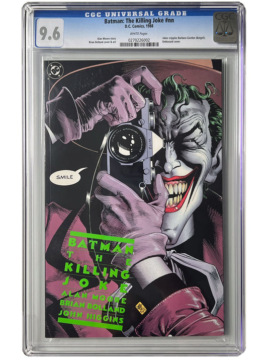 Batman The Killing Joke 1st Print CGC 9.6 DC Comics Alan Moore