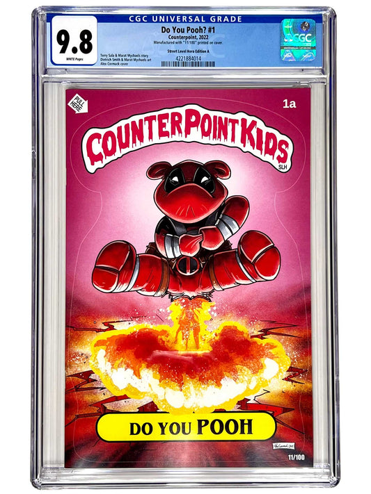 Do You Pooh? #1 Garbage Pail Kids Homage Street Level Hero CGC 9.8