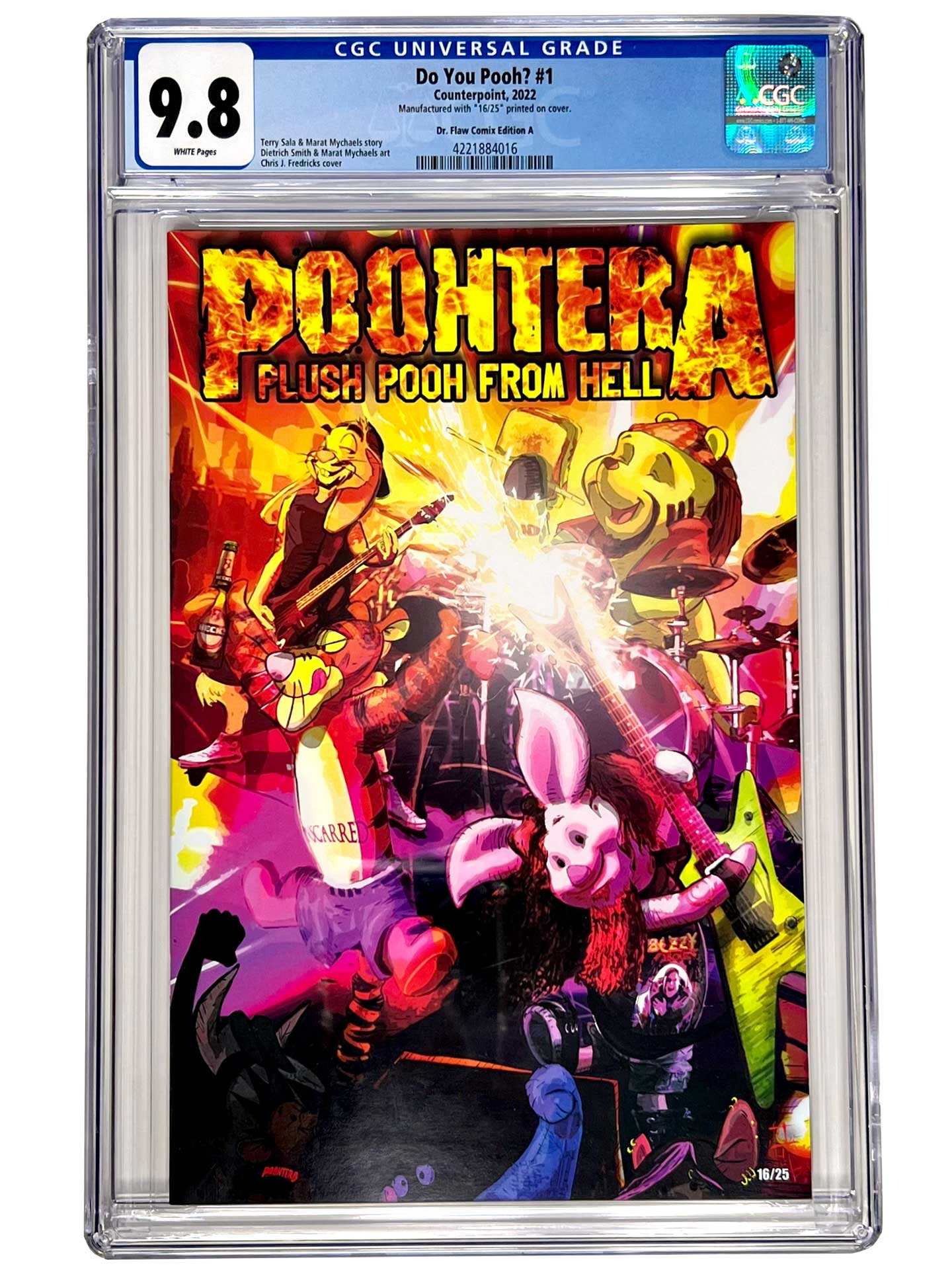 Do You Pooh? #1 Poohtera Flush Pooh From Hell Pantera Homage Variant CGC 9.8