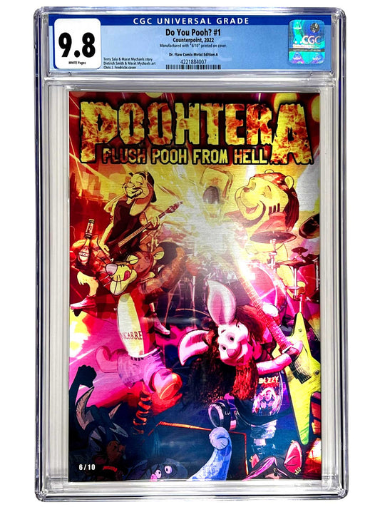 Do You Pooh? Poohtera Flush Pooh From Hell Pantera Homage METAL Variant CGC 9.8