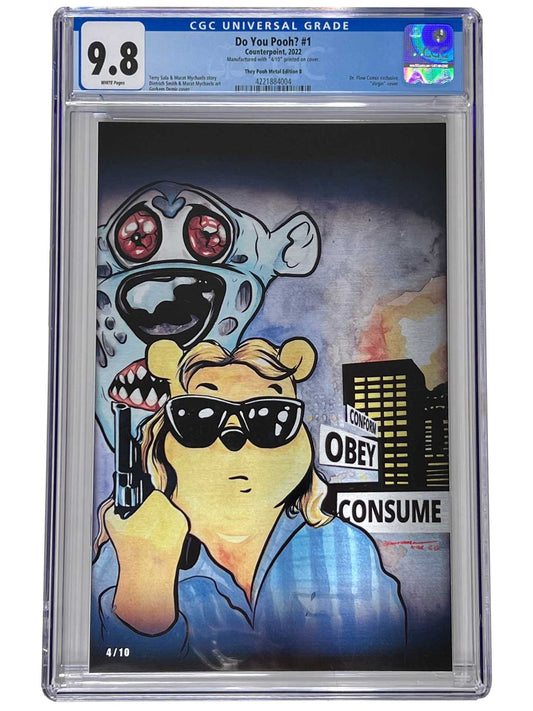 Do You Pooh? #1 "They Pooh" METAL Virgin Variant CGC 9.8