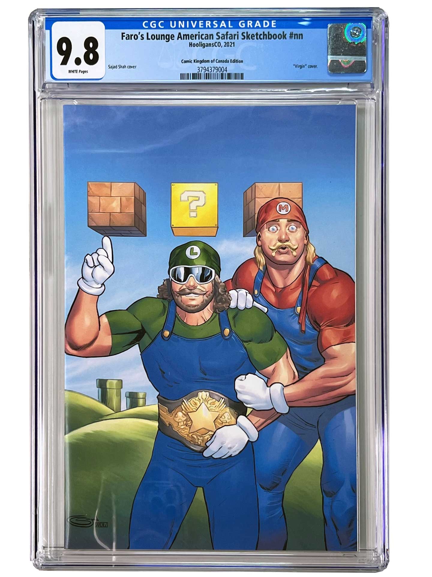 Faro's Lounge Mario Bros Cosplay Macho Man Hulk Hogan Virgin Variant CGC 9.8