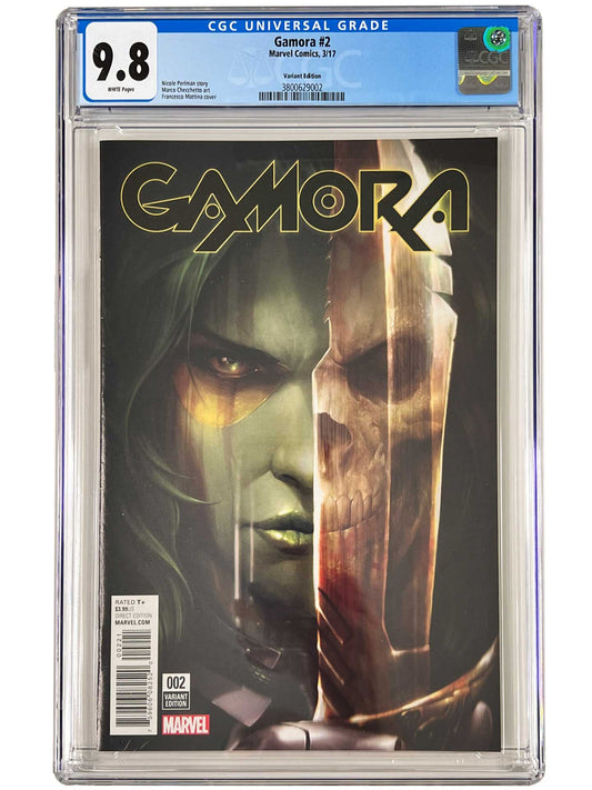 Gamora #2 1:25 Francesco Mattina Variant CGC 9.8 Marvel 2017 GOTG