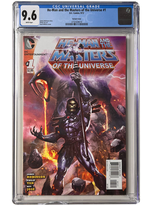 He-Man and the Masters of the Universe #1 1:25 Dave Wilkins Variant CGC 9.6 MOTU