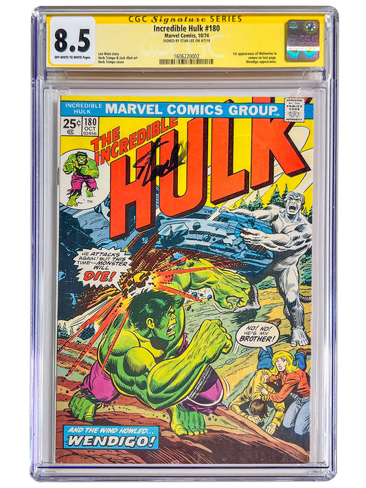 Incredible Hulk #180 CGC SS 8.5