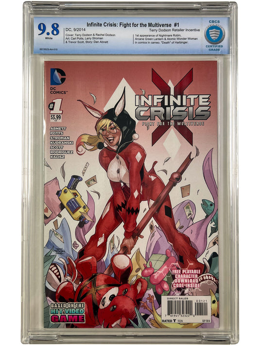 Infinite Crisis: Fight for the Multiverse #1 CBCS 9.8 Terry & Rachel Dodson Variant