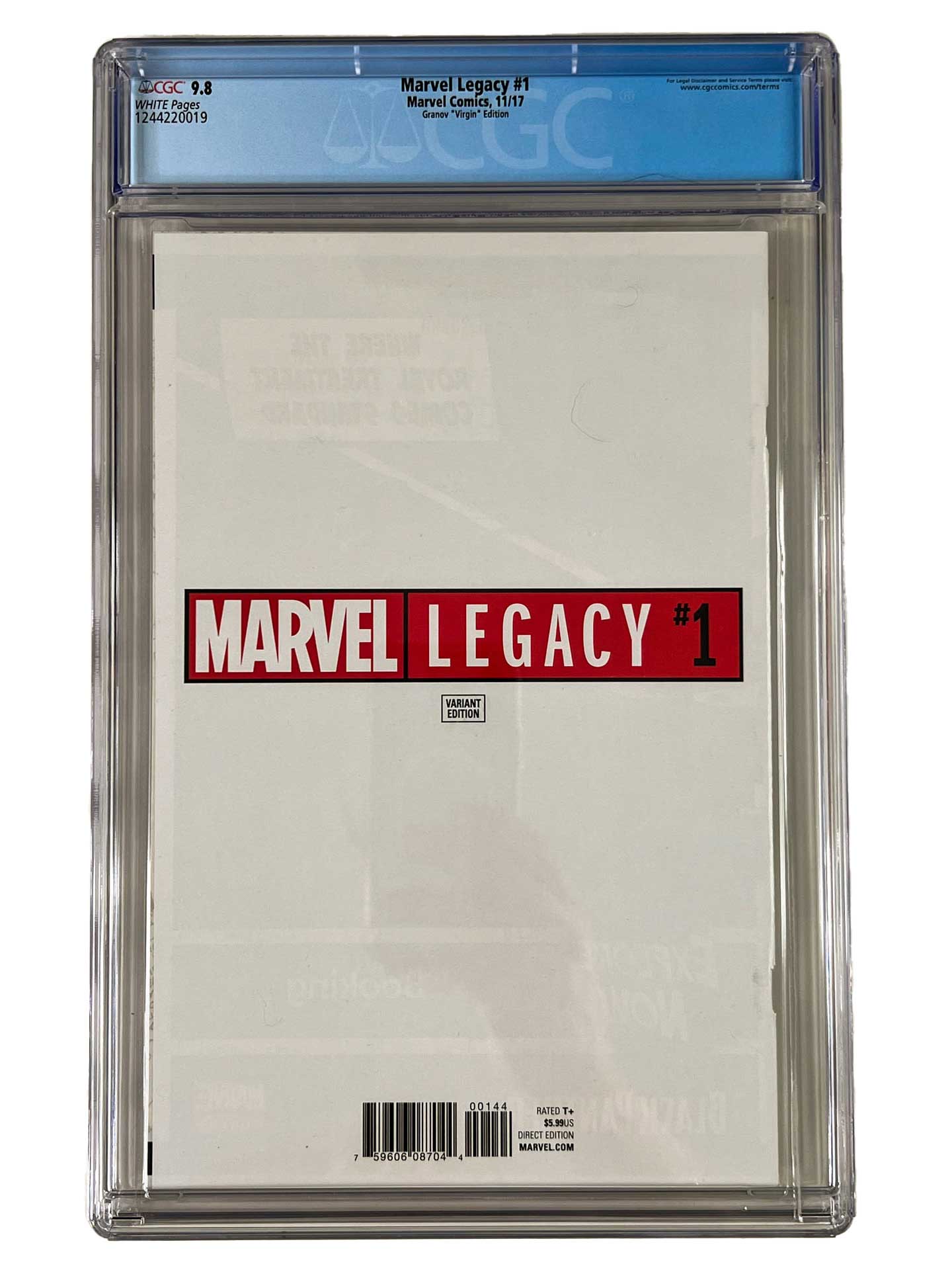 Marvel Legacy #1 Adi Granov Virgin Edition CGC 9.8