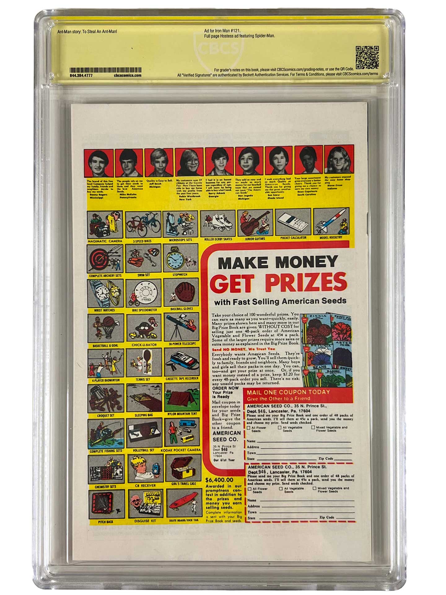 Marvel Premiere #47 NEWSSTAND Signed by Bob Layton CBCS SS 9.6