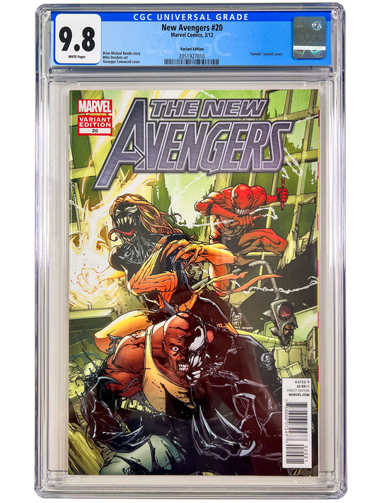 New Avengers 20 CGC 9.8 1:50 Camuncoli Venomized Variant Marvel 2012