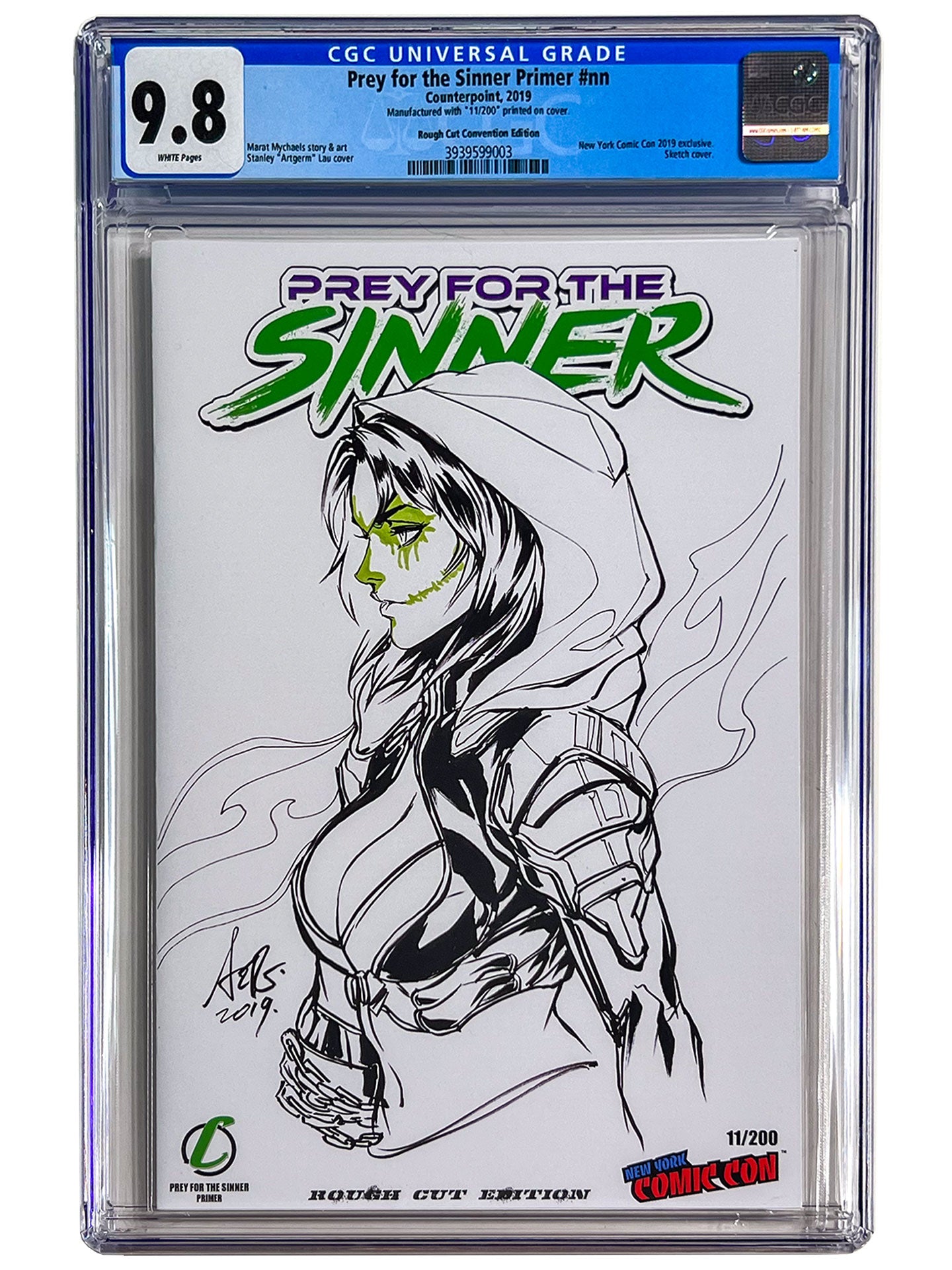 Prey For the Sinner Primer #nn Artgerm NYCC Exclusive CGC 9.8