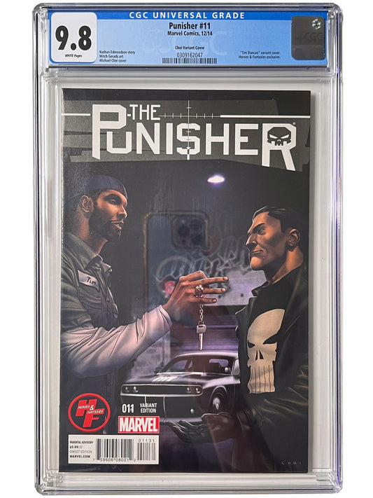 Punisher #11 Tim Duncan Variant CGC 9.8