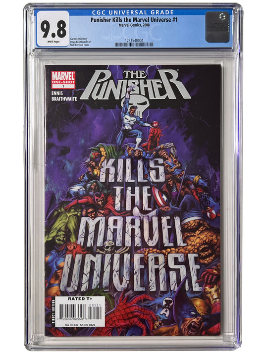 Punisher Kills the Marvel Universe #1 CGC 9.8 2008 Marvel Comics