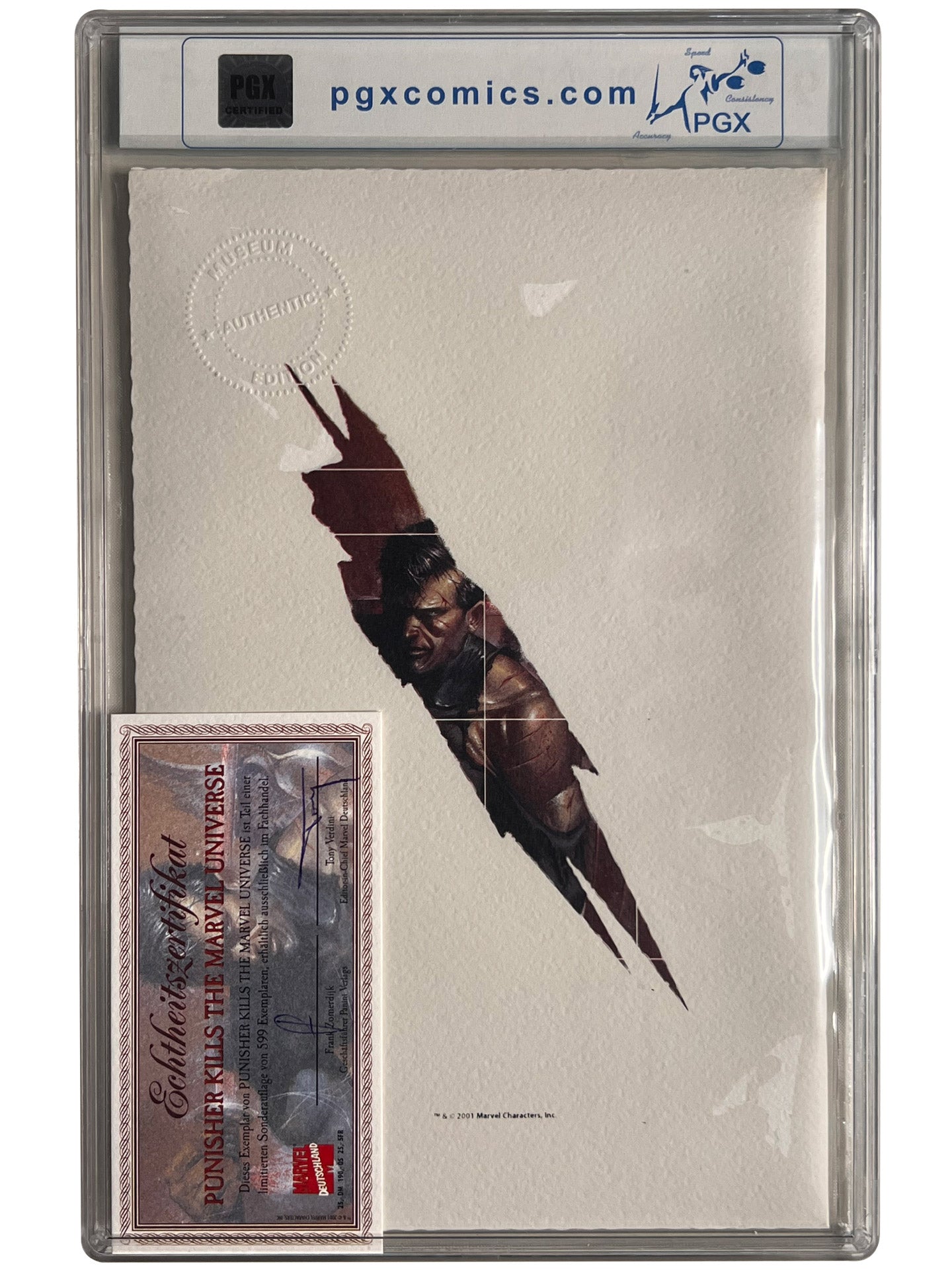 Punisher Kills the Marvel Universe #1 PGX 9.8 Museum Edition Dell'Otto German