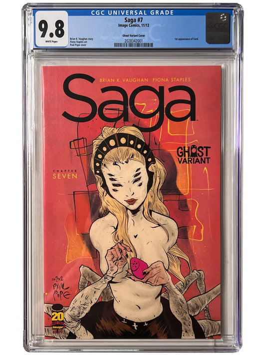 Saga #7 Ghost Variant CGC 9.8