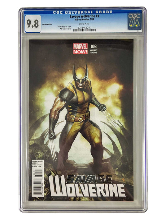 Savage Wolverine 3 Adi Granov 1:50 Ratio Variant CGC 9.8