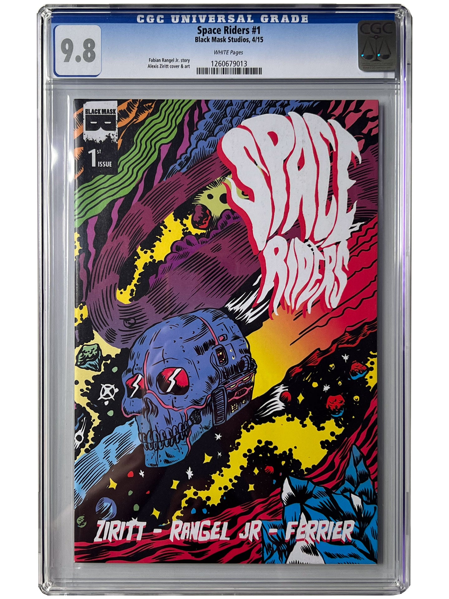 Space Riders #1 CGC 9.8 Alexis Ziritt Variant