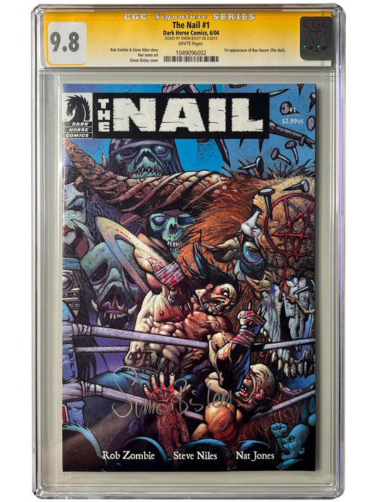 The Nail #1 Simon Bisley Variant CGC SS 9.8 Signed by Simon Bisley